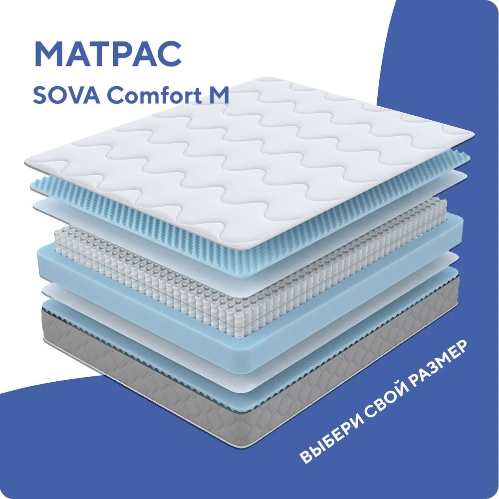 Матрас SOVA Comfort M